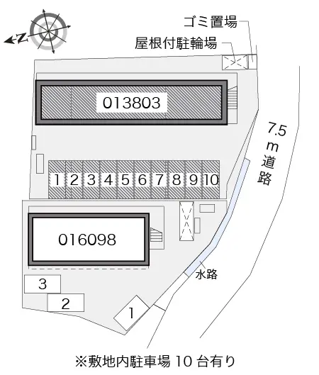 ★手数料０円★厚木市及川１丁目　月極駐車場（LP）